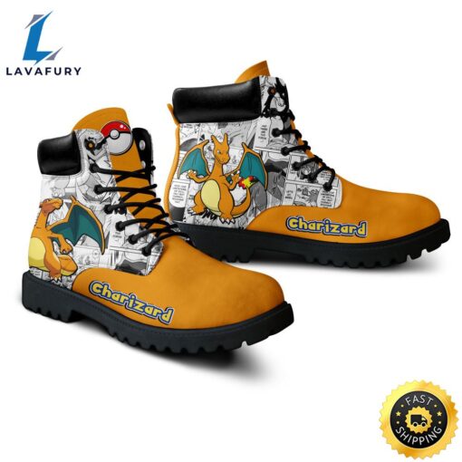 Pokemon Anime Charizard All-Season Shoes Boot Shoes