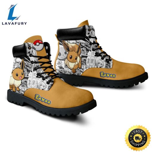 Pokemon Anime Eevee All-Season Boot Shoes