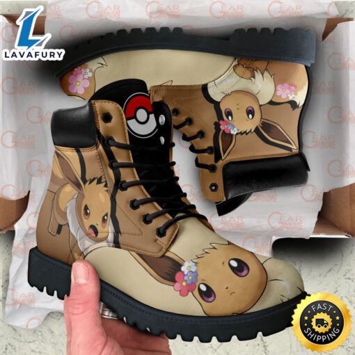 Pokemon Anime Eevee All-Season Boots