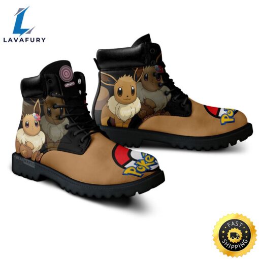 Pokemon Anime Eevee All-Season Boots Shoes