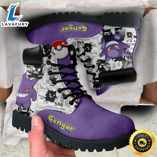 Pokemon Anime Gengar All-Season Boot Shoes