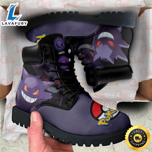 Pokemon Anime Gengar All-Season Boots Shoes