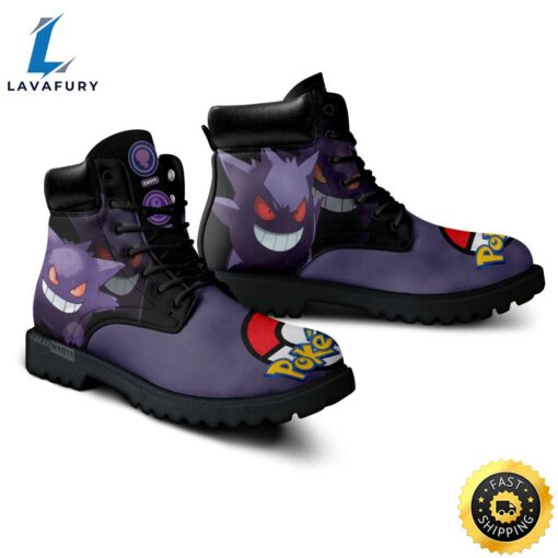 Pokemon Anime Gengar All-Season Boots Shoes