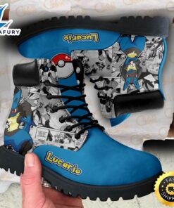 Pokemon Anime Lucario All-Season Boot…