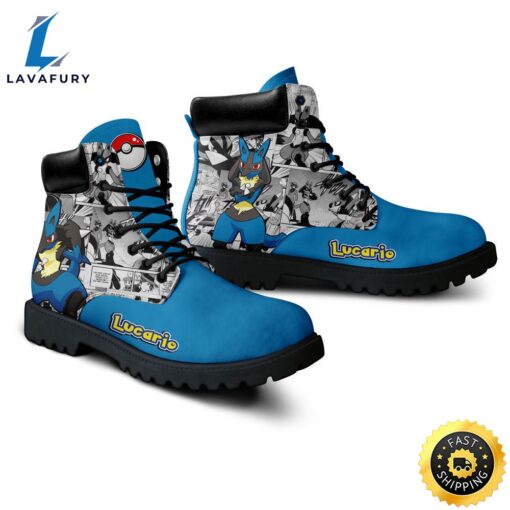 Pokemon Anime Lucario All-Season Boot Shoes