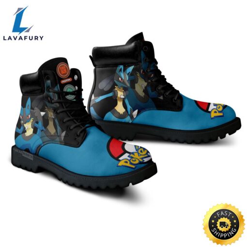 Pokemon Anime Lucario All-Season Boots Shoes