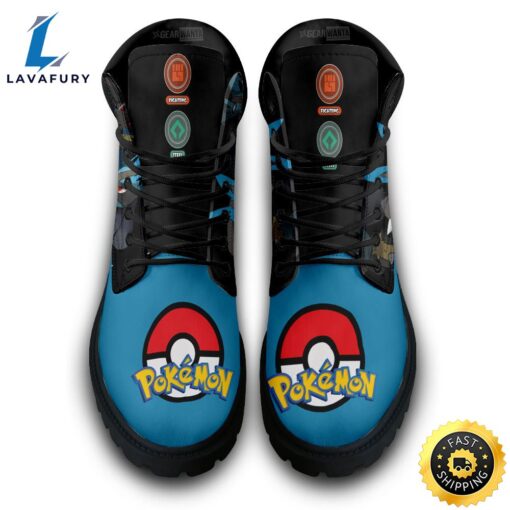 Pokemon Anime Lucario All-Season Boots Shoes