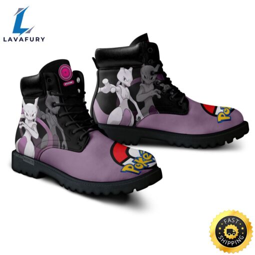 Pokemon Anime Mewtwo All-Season Boots Shoes