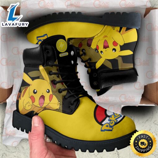 Pokemon Anime Pikachu All-Season Boots Shoes