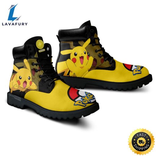 Pokemon Anime Pikachu All-Season Boots Shoes