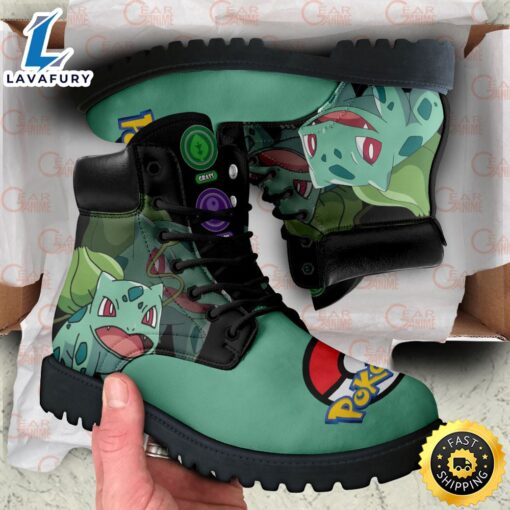 Pokemon Anime Pokemon Anime Bulbasaur All-Season Boots  Shoes