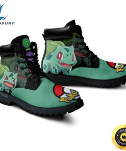 Pokemon Anime Pokemon Anime Bulbasaur All Season Boots Shoes 2 c3j0tg.jpg