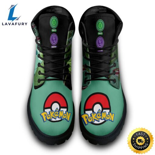 Pokemon Anime Pokemon Anime Bulbasaur All-Season Boots  Shoes