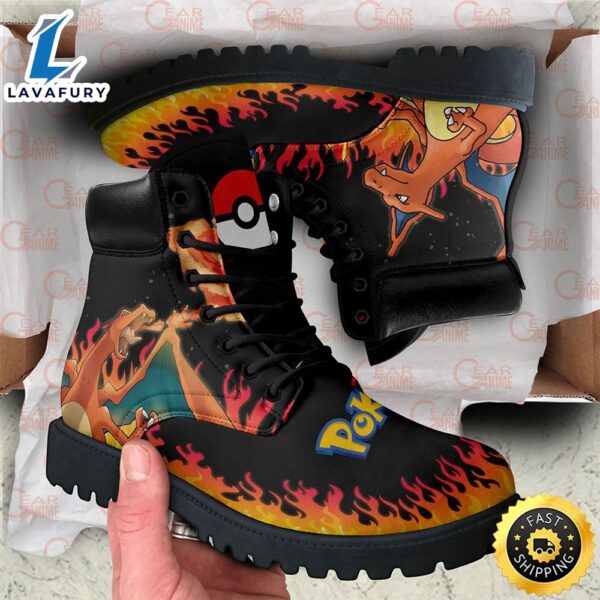Pokemon Anime Pokemon Anime Charizard All-Season Boots Shoes
