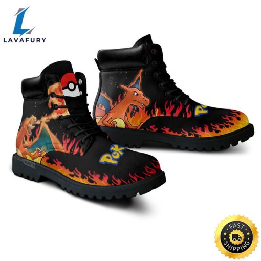 Pokemon Anime Pokemon Anime Charizard All-Season Boots Shoes