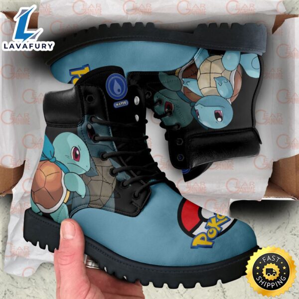 Pokemon Anime Squirtle All-Season Boots Shoes