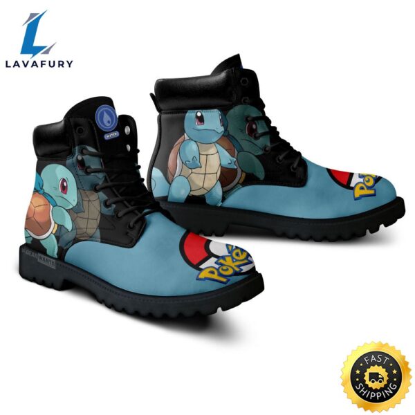 Pokemon Anime Squirtle All-Season Boots Shoes