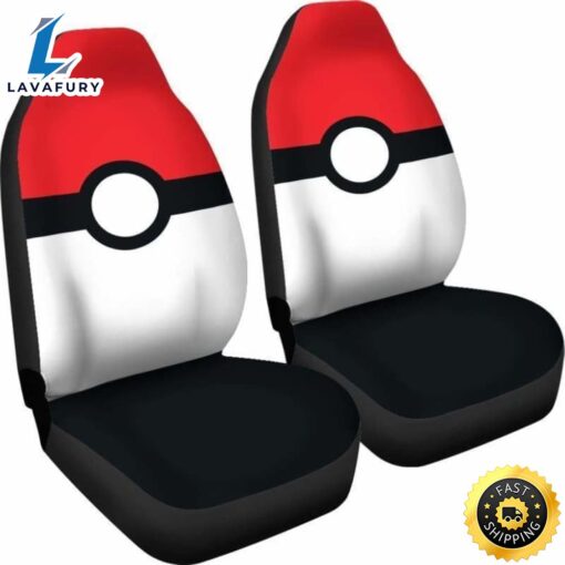 Pokemon Ball Car Seat Covers Universal