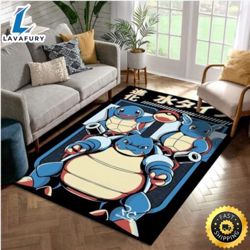 Pokemon Bulbasaur Area Rug Living Room Rug Family