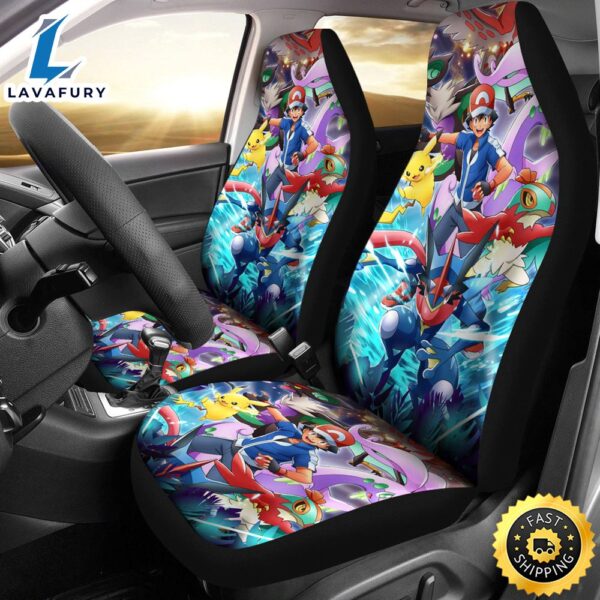 Pokemon Characters Seat Covers Pokemon Anime Car Seat Covers