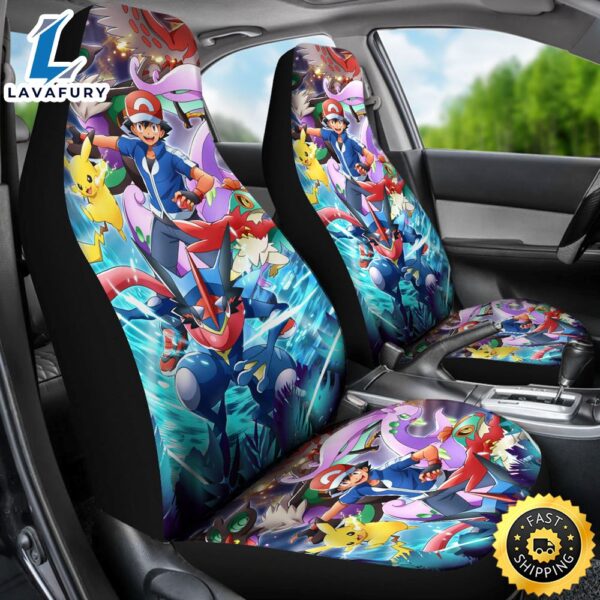 Pokemon Characters Seat Covers Pokemon Anime Car Seat Covers