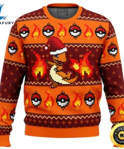 Pokemon Charmander Ugly Christmas Sweater