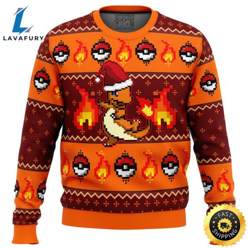 Pokemon Charmander Ugly Christmas Sweater