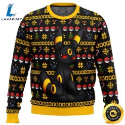 Pokemon Christmas Umbreon Ugly Christmas…