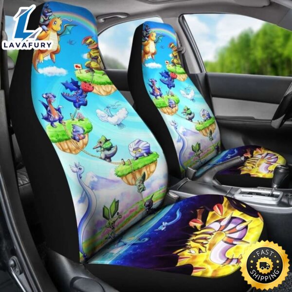 Pokemon Dragon Car Seat Covers Universal