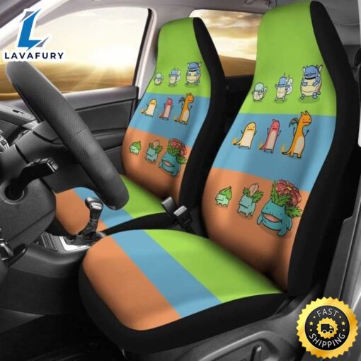 Pokemon Funny Car Seat Covers Universal