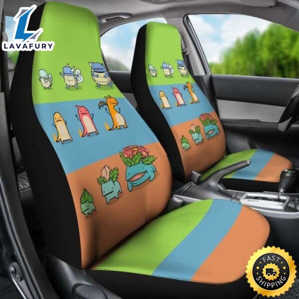 Pokemon Funny Car Seat Covers Universal