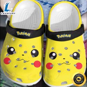 Pokemon Pikachu Yellow Pattern Crocs…