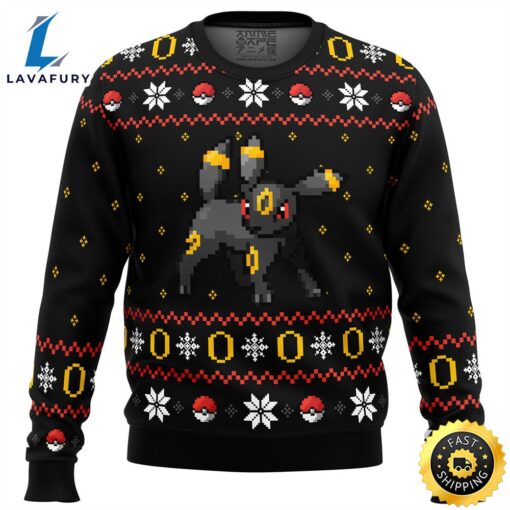 Pokemon Ring of Umbreon Ugly Christmas Sweater