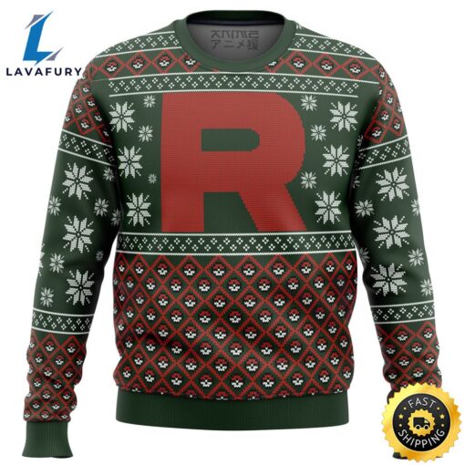 Pokemon Team Rocket Ugly Christmas Sweater