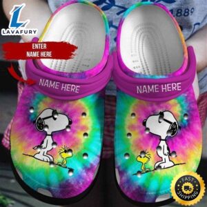Rainbow Snoopy Cute Custom Name…