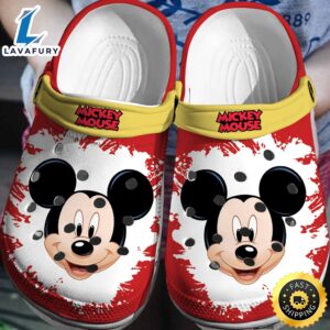Red Mickey Mouse Crocs Classic…