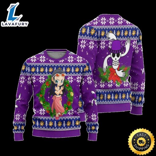 Robin One Piece Anime Ugly Christmas Sweater