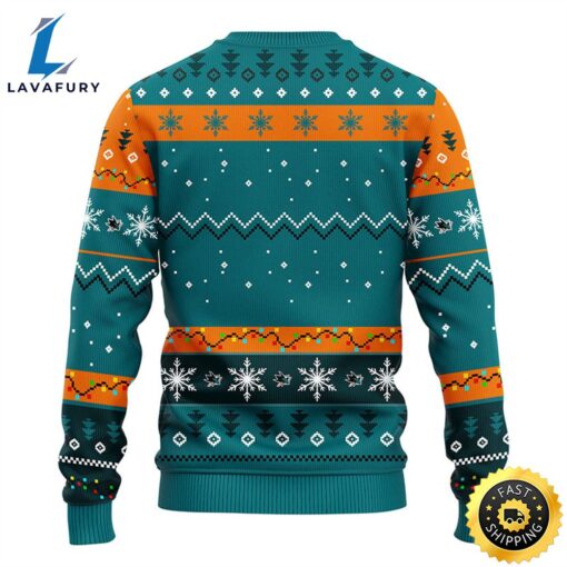 San Jose Sharks Hohoho Mickey Christmas Ugly Sweater