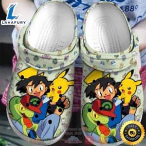 Satoshi And Pikachu Clog Shoes…