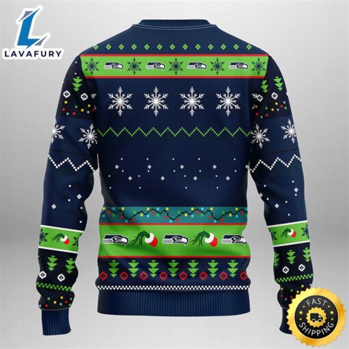 Seattle Seahawks Grinch Christmas Ugly Sweater