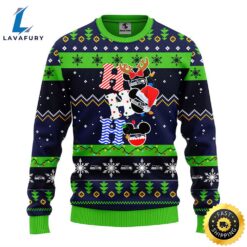 Seattle Seahawks HoHoHo Mickey Christmas…