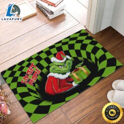 Six Feet People Grinch Doormat