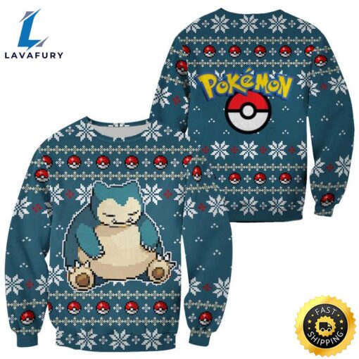 Snorlax Pokemon Ugly Sweater