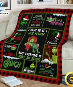 Special Grinch Blanket For Christmas Gift