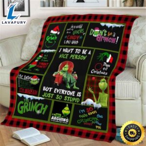 Special Grinch Blanket For Christmas Gift