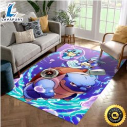 Squirtle Pokemon Area Rug Living…