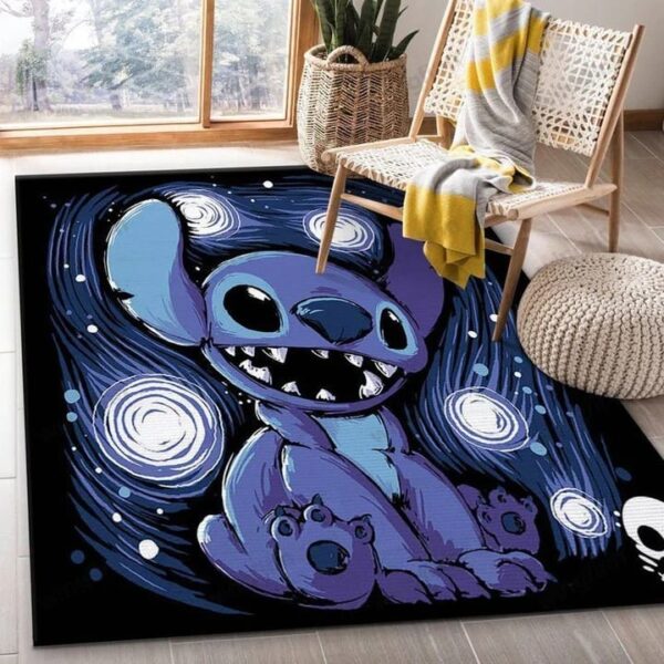 Starry Stitch Area Rug Living Room And Bed Room Rug Disney Rug Carpet