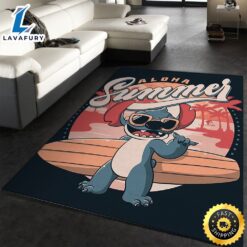 Stitch Aloha Summer Rug Disney…