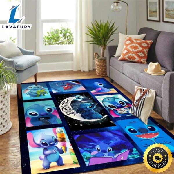 Stitch Area Rug Carpet Rug For Living Room Children’s Bedroom Decoration