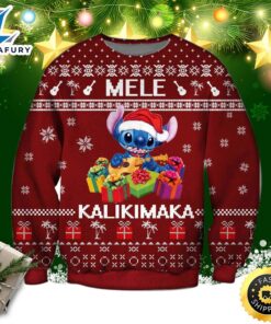 Stitch Christmas Mele Kalikimaka Ugly Sweater